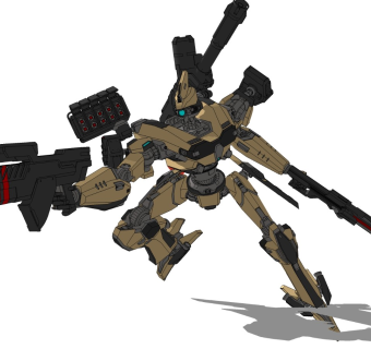 精细机器人机甲模型 高达 (19)